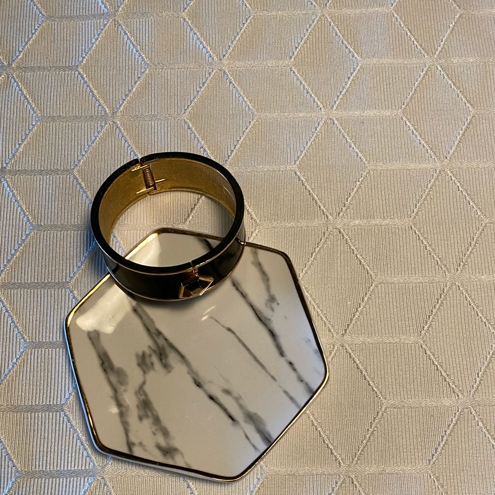 Black and gold Vince Camuto bracelet